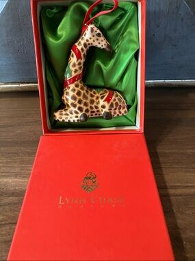 Lynn Chase Giraffe Ornament 2002